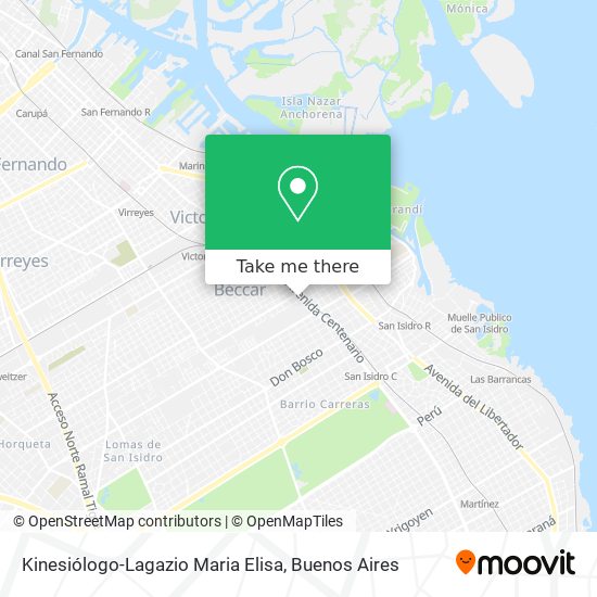 Kinesiólogo-Lagazio Maria Elisa map