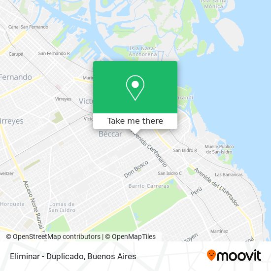 Eliminar - Duplicado map