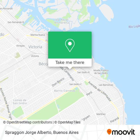 Spraggon Jorge Alberto map