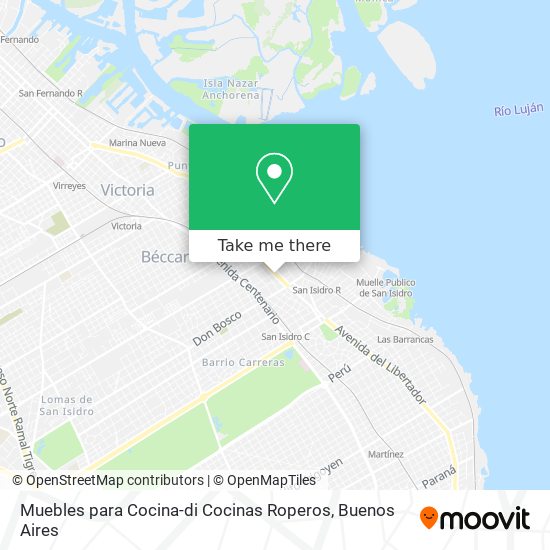 Muebles para Cocina-di Cocinas Roperos map