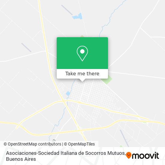 Asociaciones-Sociedad Italiana de Socorros Mutuos map