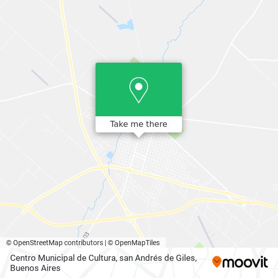 Mapa de Centro Municipal de Cultura, san Andrés de Giles