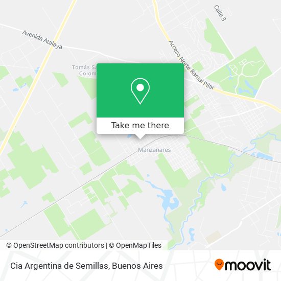 Mapa de Cia Argentina de Semillas