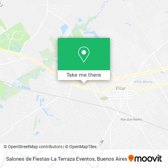 Mapa de Salones de Fiestas-La Terraza Eventos