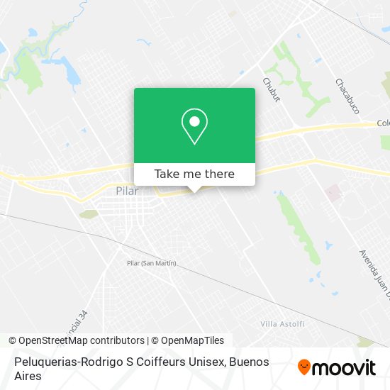 Mapa de Peluquerias-Rodrigo S Coiffeurs Unisex