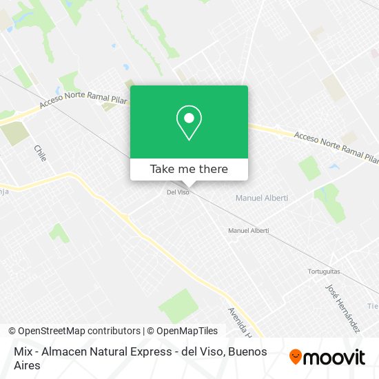 Mix - Almacen Natural Express - del Viso map