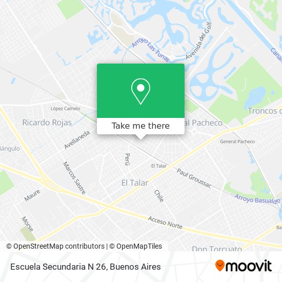 Escuela Secundaria N 26 map