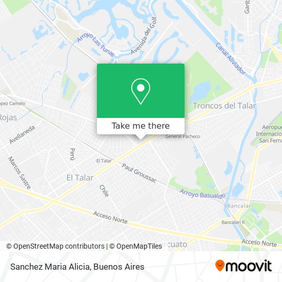 Sanchez Maria Alicia map