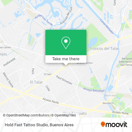 Hold Fast Tattoo Studio map