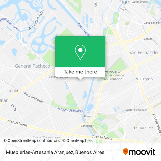 Mueblerias-Artesania Aranjuez map