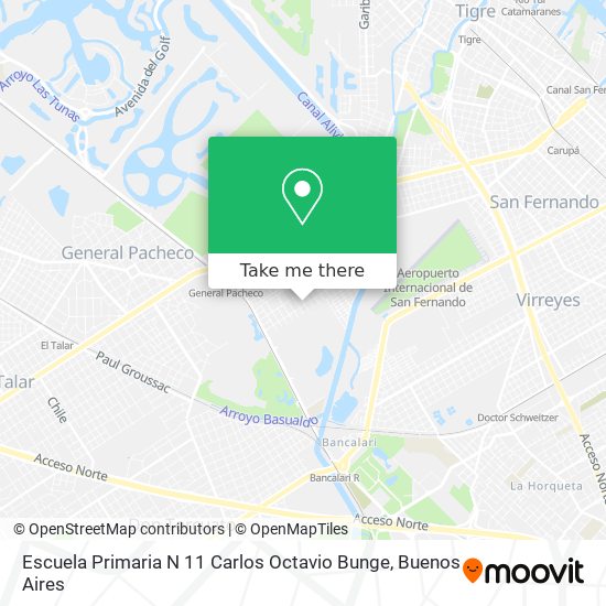 Escuela Primaria N 11 Carlos Octavio Bunge map