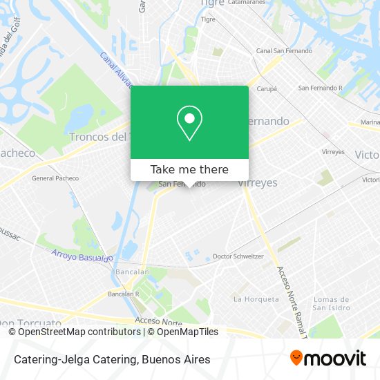 Catering-Jelga Catering map