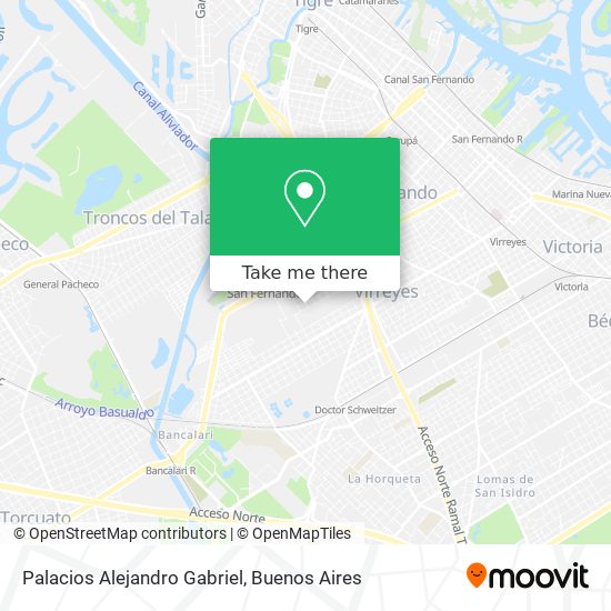 Palacios Alejandro Gabriel map