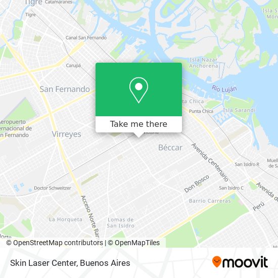 Skin Laser Center map