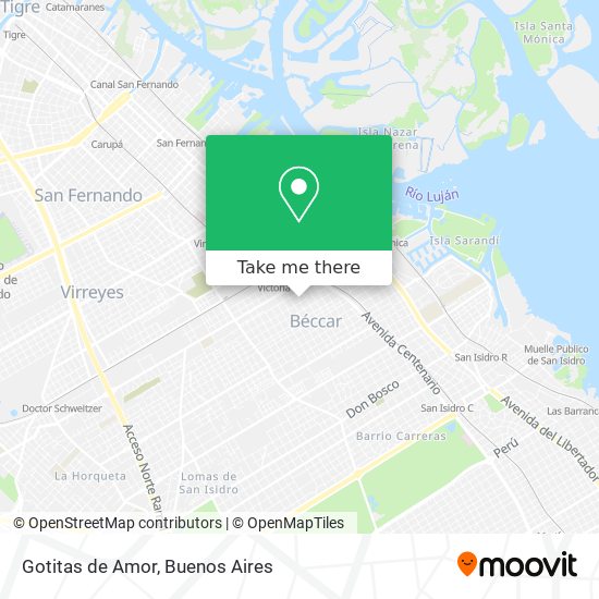 Gotitas de Amor map