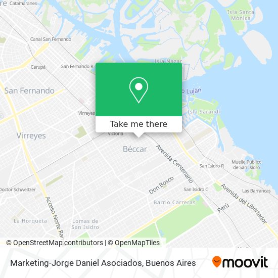 Marketing-Jorge Daniel Asociados map