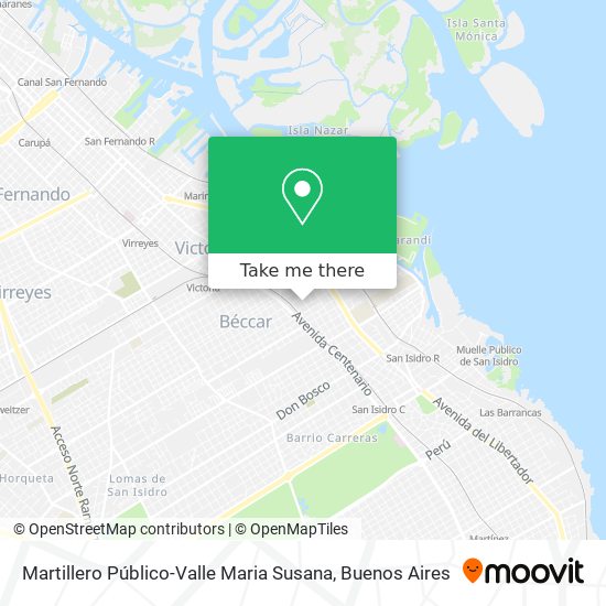 Martillero Público-Valle Maria Susana map