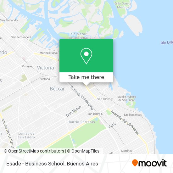 Esade - Business School map