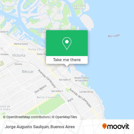 Jorge Augusto Saulquin map
