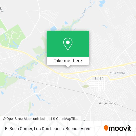 Mapa de El Buen Comer, Los Dos Leones