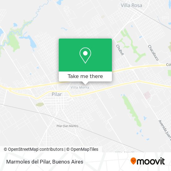 Marmoles del Pilar map