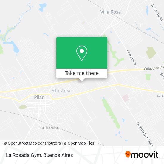 La Rosada Gym map