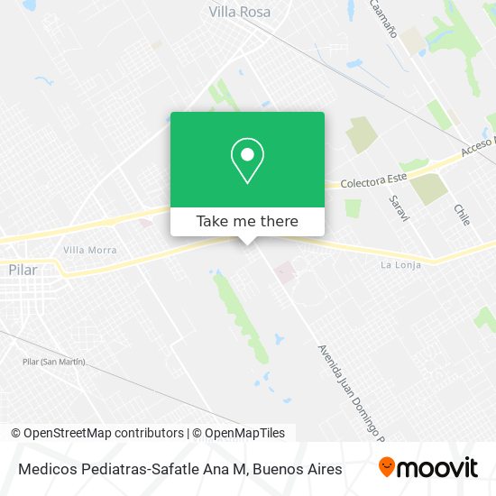 Medicos Pediatras-Safatle Ana M map