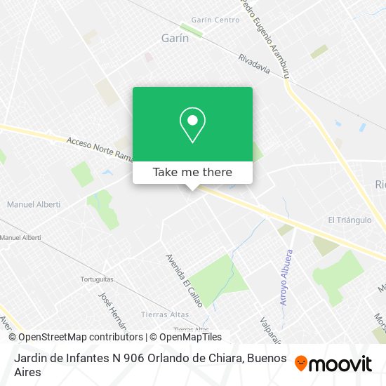 Jardin de Infantes N 906 Orlando de Chiara map