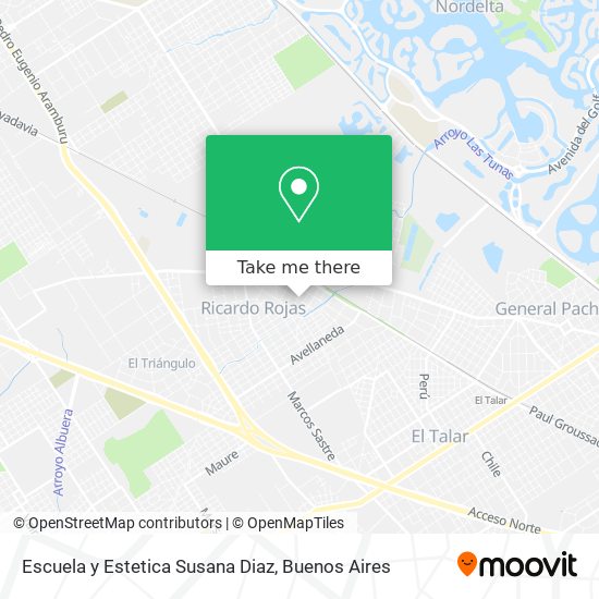 Escuela y Estetica Susana Diaz map