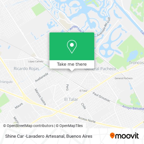 Shine Car -Lavadero Artesanal map