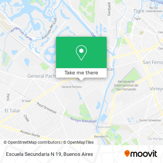 Escuela Secundaria N 19 map