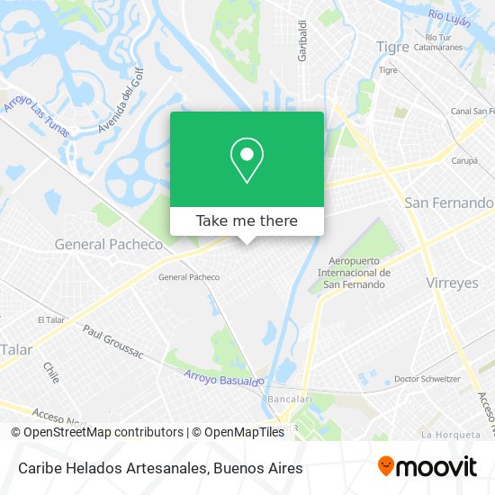 Caribe Helados Artesanales map