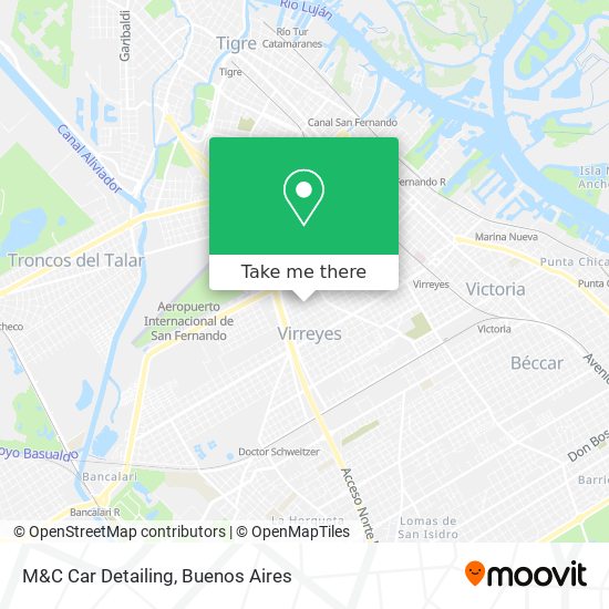 Mapa de M&C Car Detailing
