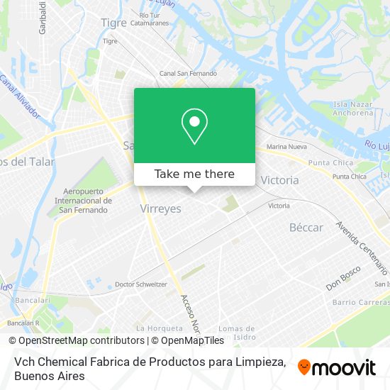 Vch Chemical Fabrica de Productos para Limpieza map