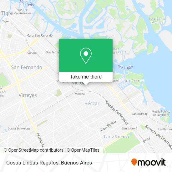 Mapa de Cosas Lindas Regalos