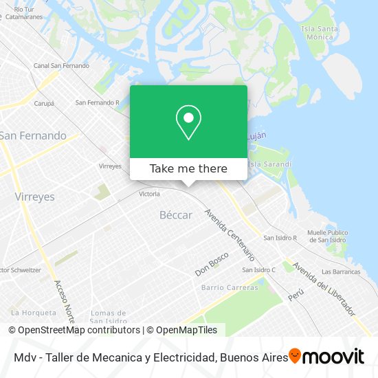 Mdv - Taller de Mecanica y Electricidad map