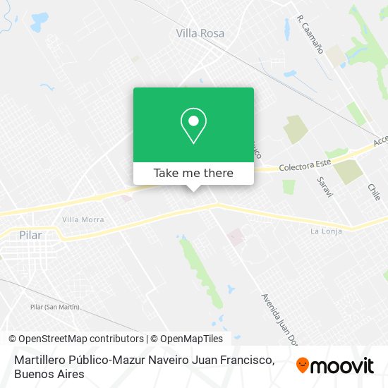 Mapa de Martillero Público-Mazur Naveiro Juan Francisco