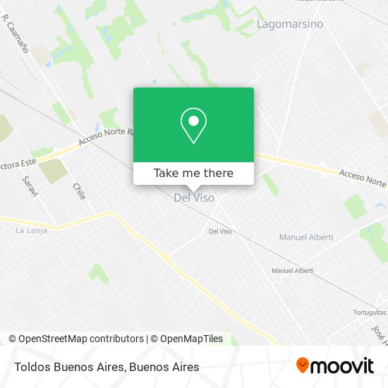 Mapa de Toldos Buenos Aires