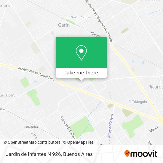 Jardin de Infantes N 926 map