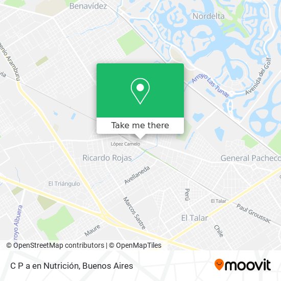 C P a en Nutrición map