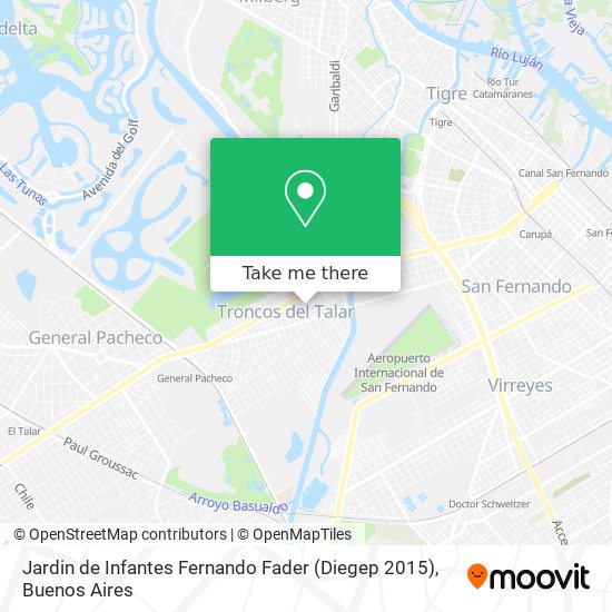 Jardin de Infantes Fernando Fader (Diegep 2015) map