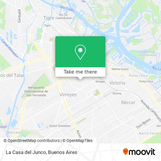La Casa del Junco map