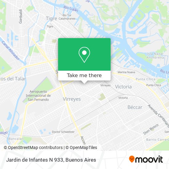 Jardin de Infantes N 933 map