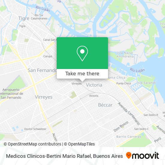 Mapa de Medicos Clinicos-Bertini Mario Rafael
