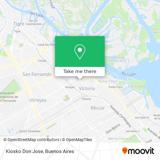 Kiosko Don Jose map