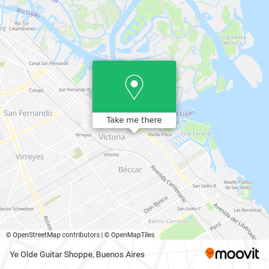 Ye Olde Guitar Shoppe map