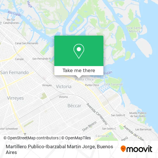 Mapa de Martillero Publico-Ibarzabal Martin Jorge