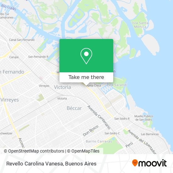 Revello Carolina Vanesa map