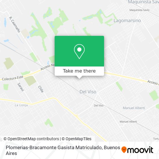 Plomerias-Bracamonte Gasista Matriculado map