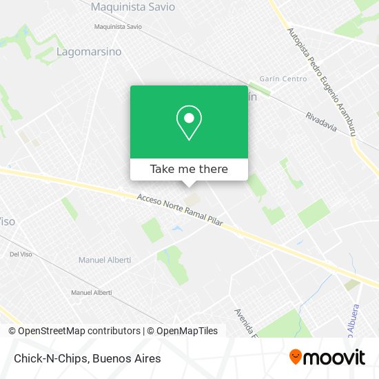 Chick-N-Chips map